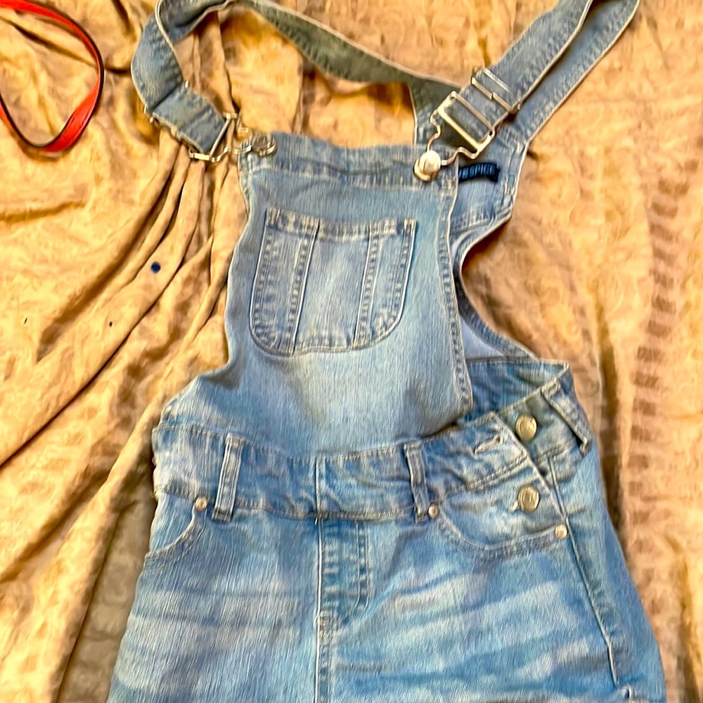 Overalls size 0 adorable fit body con fit
